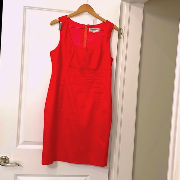 Patrizia Luca Milano orange cotton cocktail dress - Picture 1 of 8